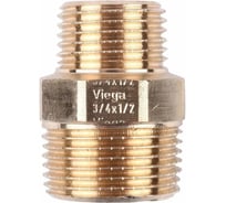 Ниппель переходной латунный Viega 3/4-1/2  100995