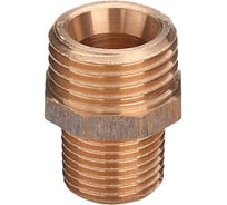 Ниппель переходной Viega укороченный конус. бронза 3/4-1/2 мод.3246 441524