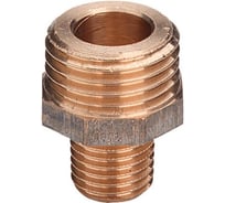 Ниппель переходной Viega укороченный плоск. бронза 1/2-3/8 мод.3247   458805