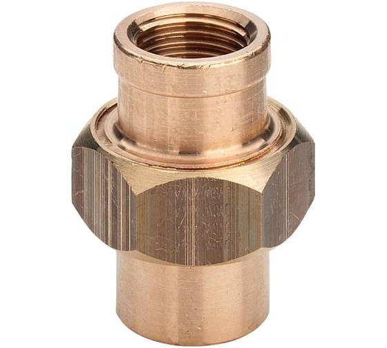 Муфта американка Viega прямая, бронза, 3/8 г/г 446925 1