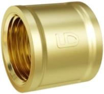 Муфта LD Pride DN32 (1 1/4) ВР латунь с биркой (12) LD.65.532.32