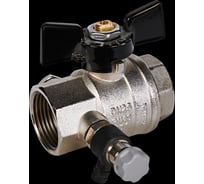 Кран шаровой с дренажем и воздухоотводчиком BUGATTI 03320017 Oregon RG008UKM2V6V0U