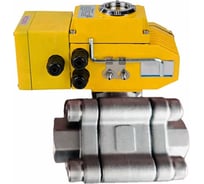 Кран шаровой DN.ru 316-316-PTFE-FP-SW-ISO-H Ду100 Ру63 под приварку, электропривод QT-W (M)-020 380В D160-76645