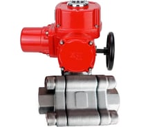 Кран шаровой DN.ru 316-316-PTFE-FP-SW-ISO-H Ду40 Ру63 под приварку, взрывозащищенный электропривод QT-W (M) EX-005 380В D160-76637