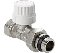 Клапан радиаторный прямой с преднастройкой Valtec DN15, 1/2 VT.038.NRC.04