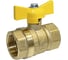 Кран газ шаровой ГАЛЛОП 3/4'' вн/вн бабочка 11б27п Стандарт 230 / PN40 553849 1