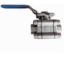 Кран шаровой DN.ru 316-316-PTFE-FP-SW-ISO-H Ду40 Ру63 под приварку, с ISO-фланцем и рукояткой D160-76626