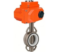 Затвор дисковый DN.ru 304-304-VITON-2W-Fb-H Ду150 Ру16, электропривод QT2-020-380VAC D050-89145