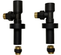 Комплект угловой VIVALDO 1/2 с удлинителями и чашками антрацит ARVSRE-AT