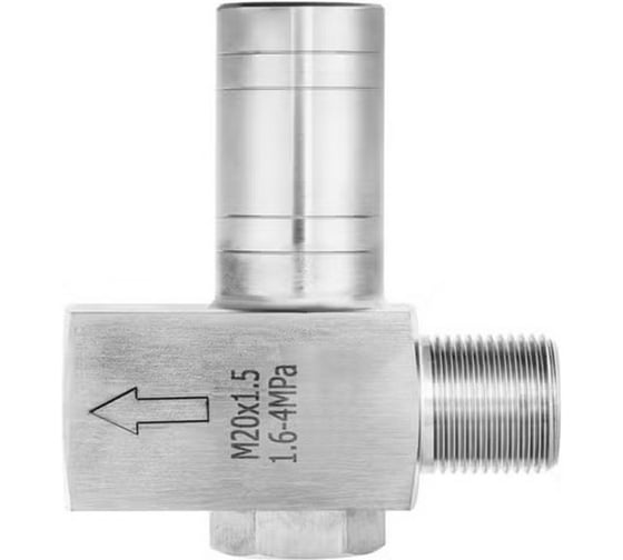 Клапан предохранительный РОСМА ПК-03 резьбовой, диапазон уставки 0.4-1.6МПа, корпус нержавеющая сталь, ВР/НР М20х1.5 D070-09904 1