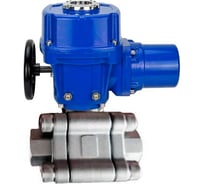 Кран шаровой DN.ru 316-316-PTFE-FP-SW-ISO-H Ду50 Ру63 под приварку, эл.привод QT-W (M)-010 380В D160-76646