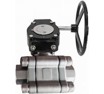 Кран шаровой DN.ru 316-316-PTFE-FP-SW-ISO-H Ду80 Ру63 под приварку, взрывозащищенный эл.привод QT-W (M) EX-020 220В D160-76635