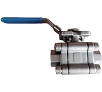 Кран шаровой DN.ru 316-316-PTFE-FP-SW-ISO-H Ду50 Ру63 под приварку, с ISO-фланцем и рукояткой D160-76627