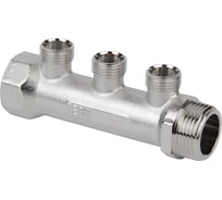 Коллектор с патрубками 3/4"х1/2" НР 3 выхода TEBO T-КБ.103.34-12.3.CN
