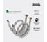 Гибкая подводка IDDIS F1/2xM10S, F1/2xM10L, SS304, латунь, 1,2 м, комплект 2 шт. 926CBS12ZP 2