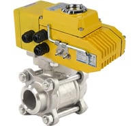 Кран шаровой DN.ru КШПП 316.200-ISO Ду40 Ру40 под приварку, электропривод QT-005-220-0-10В DAR D160-75770