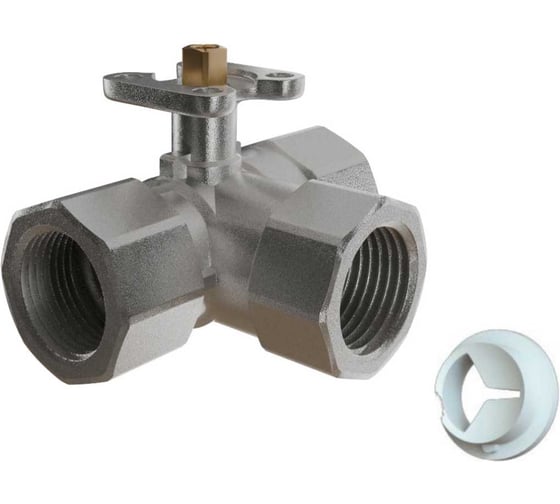 Кран шаровый 3-ходовой Завод RGP DN50, Kvs40, PN20, ВР2 VB05109-200-40 1