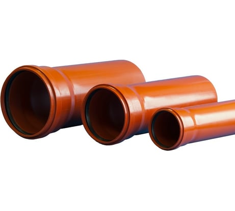 Труба для наружной канализации Политэк из ПП Ø 110x2,7x3000 мм 22701103