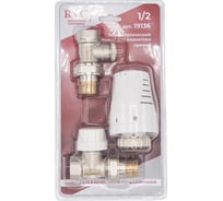 Термостатический комплект для радиатора прямой Rvc 1/2 19136