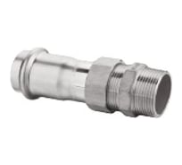 Пресс-фитинг Kromwell из нержавеющей стали, с наружной резьбой, разборный, 15х1/2 KW.SP991001504