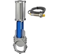 Задвижка шиберная DN.ru 304-304-EPDM-2W-Fb-2P Ду65 Ру16, WENZ, пневмопривод, индукц.датчики 220VAC D040-10207