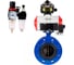 Затвор дисковый DN.ru GGG40-304-EPDM-2W-F-H Ду125 Ру16 пневмопривод SA-160, пневмораспределитель 220VAC, БКВ LSB-510, БПВ D050-56651 1