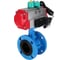 Затвор дисковый DN.ru GGG40-304-EPDM-2W-F-H Ду80 Ру16, пневмопривод DA-105, пневмораспределитель 220VAC, переключатель МППП-200 D050-85897 2