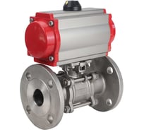 Кран шаровой DN.ru КШФПТ 304.180 Ду100 Ру16 пневмопривод SA-140 D160-72585