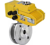 Кран шаровой DN.ru КШФП.316.200 Ду25 Ру40, фланцевый, электропривод QT-005-220-0-10В DAR D160-75783