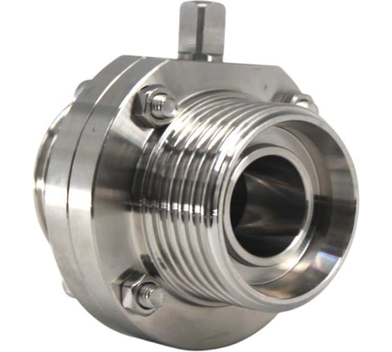 Затвор дисковый резьбовой нержавеющий NEWKEY EPDM, AISI304 DN25 (1), (CF8), PN8 NK-DZmEPDM25/4