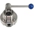 Затвор дисковый резьбовой нержавеющий NEWKEY EPDM, AISI304 DN25 (1), (CF8), PN8 NK-DZmEPDM25/4 3