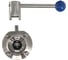 Затвор дисковый резьбовой нержавеющий NEWKEY EPDM, AISI304 DN25 (1), (CF8), PN8 NK-DZmEPDM25/4 4