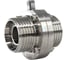 Затвор дисковый резьбовой нержавеющий NEWKEY EPDM, AISI304 DN25 (1), (CF8), PN8 NK-DZmEPDM25/4 5