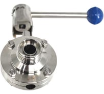 Затвор дисковый резьбовой нержавеющий NEWKEY Силикон, AISI304 DN15 (1/2), (CF8), PN8 NK-DZmSil15/4
