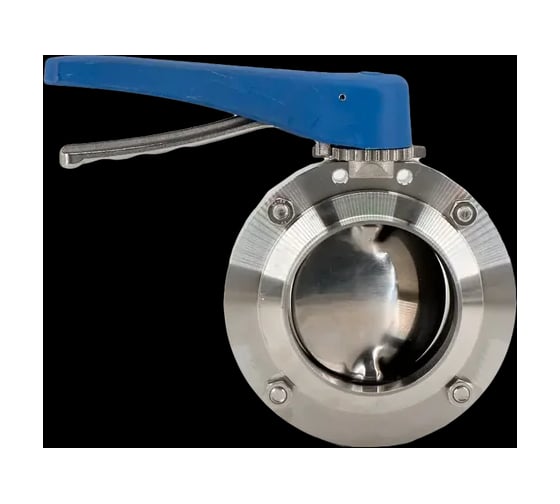 Затвор дисковый приварной нержавеющий NEWKEY Силикон, AISI304 DN65 (2_1/2), (CF8), PN8 NK-DZwSil65/4