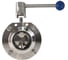 Затвор дисковый приварной нержавеющий NEWKEY Силикон, AISI304 DN65 (2_1/2), (CF8), PN8 NK-DZwSil65/4 1