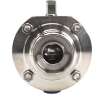 Затвор дисковый резьбовой нержавеющий NEWKEY Силикон, AISI304 DN20 (3/4), (CF8), PN8 NK-DZmSil20/4