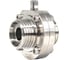 Затвор дисковый резьбовой нержавеющий NEWKEY Силикон, AISI304 DN20 (3/4), (CF8), PN8 NK-DZmSil20/4 3