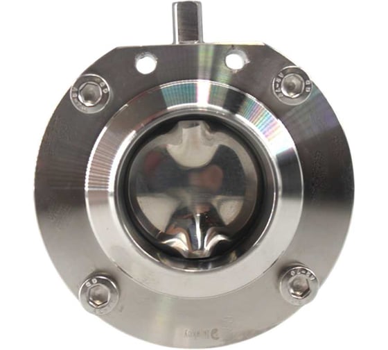 Затвор дисковый приварной нержавеющий NEWKEY Силикон, AISI304 DN50 (2), (CF8), PN8 NK-DZwSil50/4