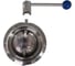 Затвор дисковый резьбовой нержавеющий NEWKEY EPDM, AISI304 DN80 (3), (CF8), PN8 NK-DZmEPDM80/4 4
