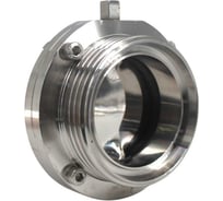 Затвор дисковый резьбовой нержавеющий NEWKEY EPDM, AISI304 DN100 (4), (CF8), PN8 NK-DZmEPDM100/4