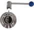 Затвор дисковый резьбовой нержавеющий NEWKEY EPDM, AISI304 DN50 (2), (CF8), PN8 NK-DZmEPDM50/4 3