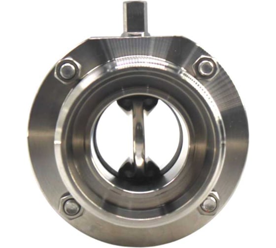 Затвор дисковый резьбовой нержавеющий NEWKEY Силикон, AISI304 DN40 (1_1/2), (CF8), PN8 NK-DZmSil40/4