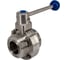 Затвор дисковый резьбовой нержавеющий NEWKEY Силикон, AISI304 DN40 (1_1/2), (CF8), PN8 NK-DZmSil40/4 2
