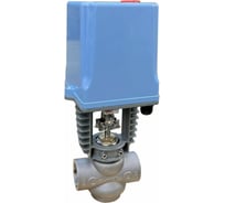 Клапан регулирующий 3-ходовой DN.ru 27нж945нж M/S-304-M-LED-T 1 Ду25 Ру25 Kvs8, резьбовой, смесительный/разделительный, эл.привод DAV-130-1500/35-22-24В-IP54 D230-13564