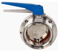 Затвор дисковый резьбовой нержавеющий NEWKEY Силикон, AISI304 DN65 (2_1/2), (CF8), PN8 NK-DZmSil65/4