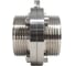 Затвор дисковый резьбовой нержавеющий NEWKEY Силикон, AISI304 DN50 (2), (CF8), PN8 NK-DZmSil50/4 2