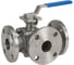 Кран шаровой DN.ru 316-316-PTFE-FP-3T-F-ISO-H Ду50 Ру16 HYMT, 3-ходовой T-тип фланцевый, с ISO фланцем и рукояткой D160-75914 2