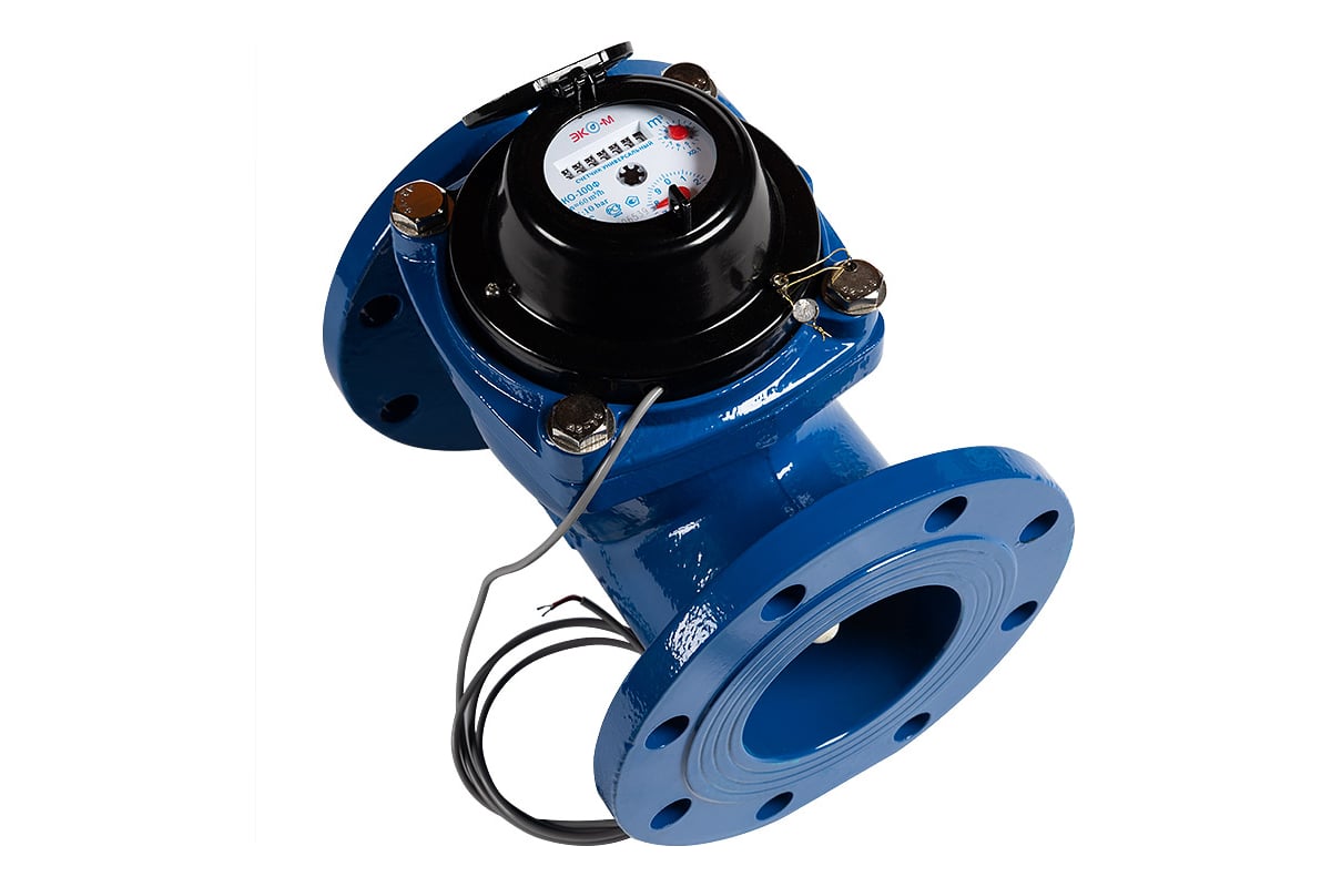 Счетчик воды ЭКО-М ЭКОМЕРА-80ФИ ИМПУЛЬСНЫЙ холодный (антимагнитный ...