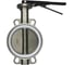 Затвор дисковый межфланцевый NEWKEY AISI304, DN125 (5), PN16, PTFE NK-DZis125 1